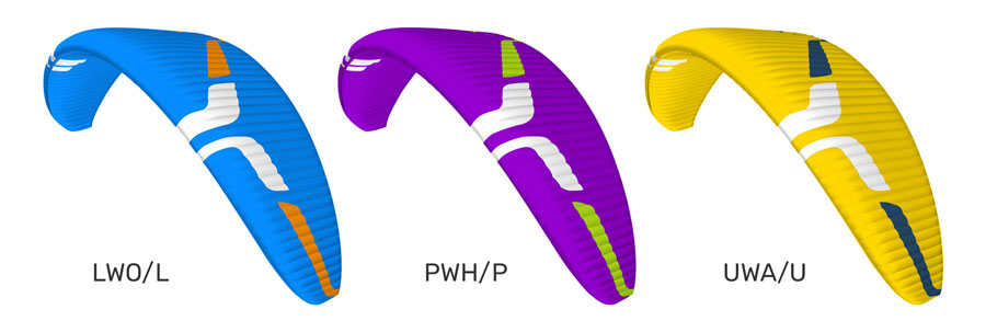 couleurs Parapente OZONE ALPINA 4 GT